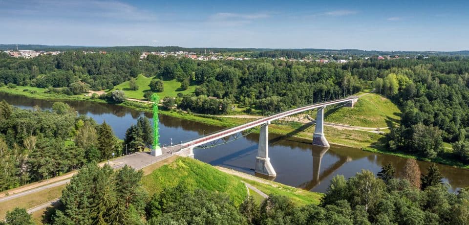 Baltosios rožės pėsčiųjų ir dviračių tiltas #2