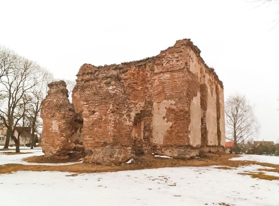 Deltuvos evangelikų reformatų bažnyčios liekanos #2