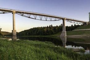 Baltosios rožės pėsčiųjų ir dviračių tiltas #5