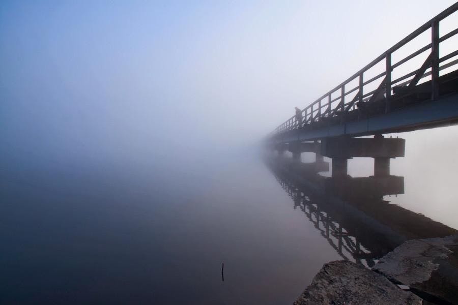 Pėsčiųjų tiltas per Širvėnos ežerą #2