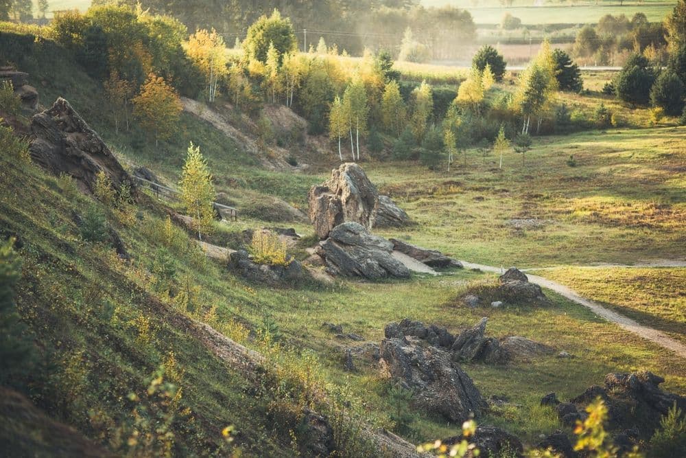 Šeimyniškių atodanga su konglomerato uola #4